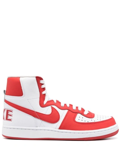 Shop Comme Des Garcons Homme Plus X Nike Comme Des Garçons Homme Plus X Nike Homme Plus X Nike Sneakers In Red