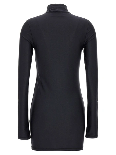 Shop Coperni "high Neck" Dress In Black