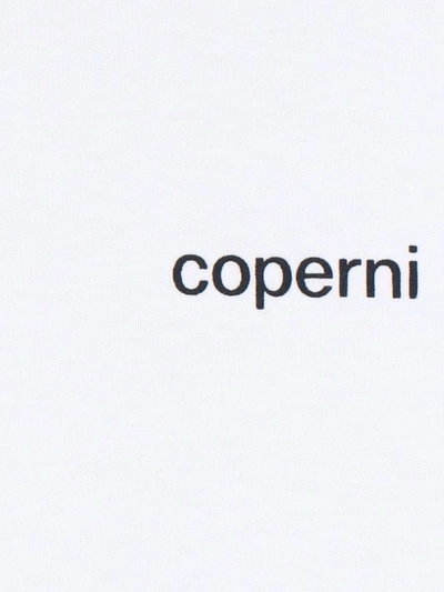 Shop Coperni Logo Cotton T-shirt In White