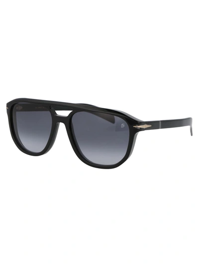Shop Eyewear By David Beckham David Beckham Sunglasses In 8079o Black