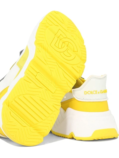 Shop Dolce & Gabbana 'daymaster' Sneakers In Yellow