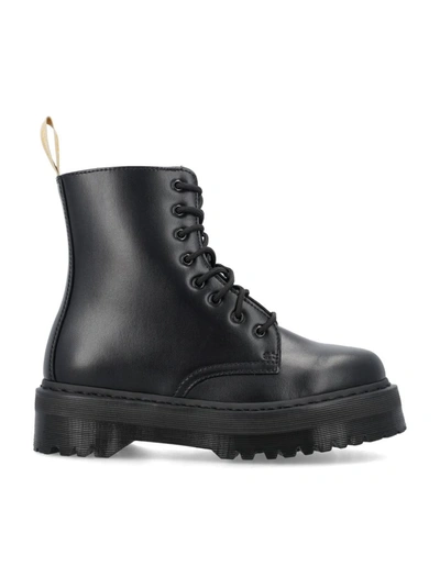 Dr. Martens Jadon Vegan Ii Mono Platform Boots In Black