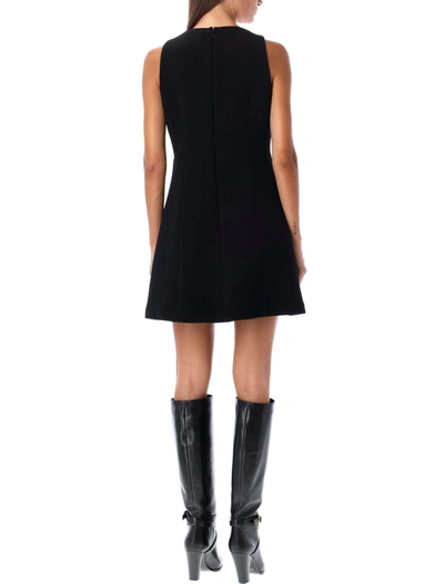 Shop Etro Mini Dress In Black