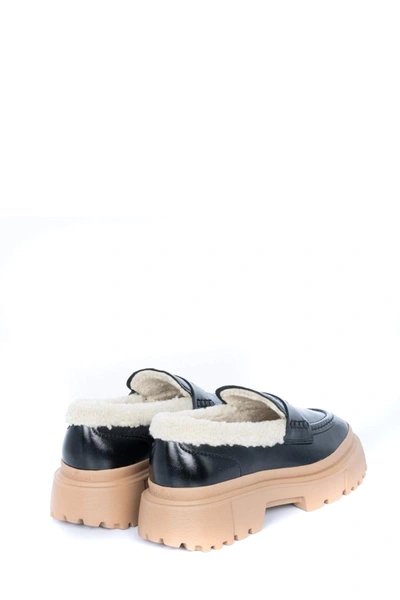 Shop Hogan Moccasins In Black