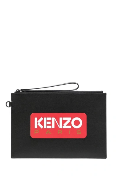 Shop Kenzo Hand Bags In Black