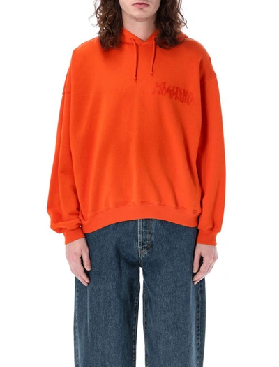 Shop Magliano Twisted Hoodie In Orange