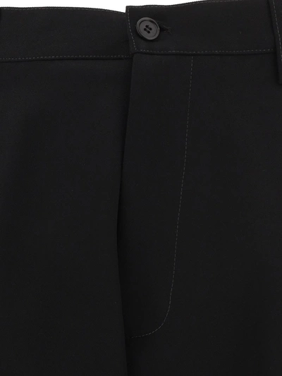 Shop Marni Chino Trousers In Black