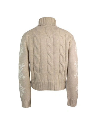 Shop Mc2 Saint Barth Sweater In Beige
