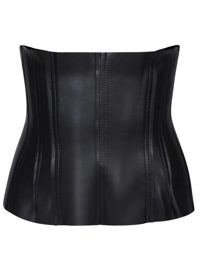Shop Norma Kamali Belts In Black