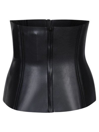 Shop Norma Kamali Belts In Black