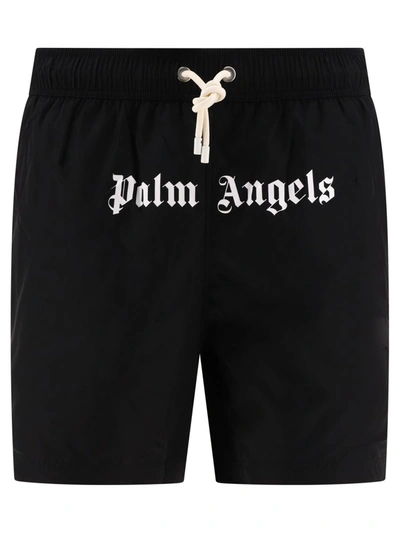 Shop Palm Angels Beachwears In Black