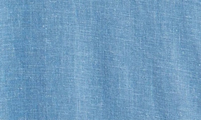 Rails Paros Short Sleeve Linen Blend Button-up Shirt In Celsius