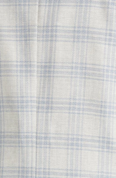 Shop Jack Victor Hampton Plaid Wool & Linen Blend Sport Coat In Light Grey