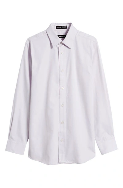 Shop Nordstrom Kids' Solid Cotton Button-up Shirt In Purple Petal