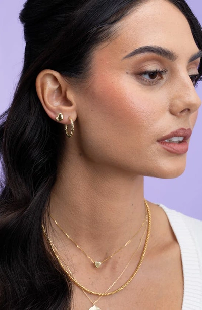 Shop Bony Levy 14k Gold Hoop Earrings In 14k Yellow Gold