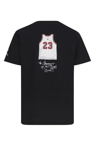 Shop Jordan Kids' The Jersey Graphic T-shirt In Black
