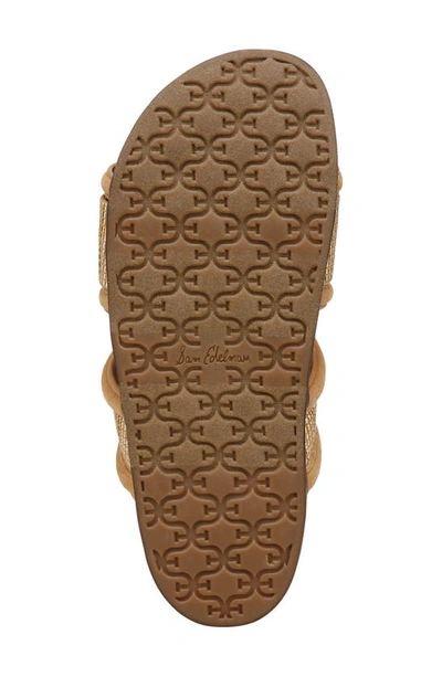 Sam Edelman Rowan Slide Sandal Sand Dune Raffia In Sand Dune
