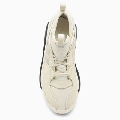 Shop Y-3 Adidas  Rivalry Yohji Yamamoto X Adidas Cream-coloured Trainer In White