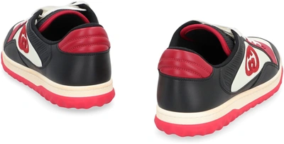 Gucci Mac 80 Fabric And Leather Sneakers In Black