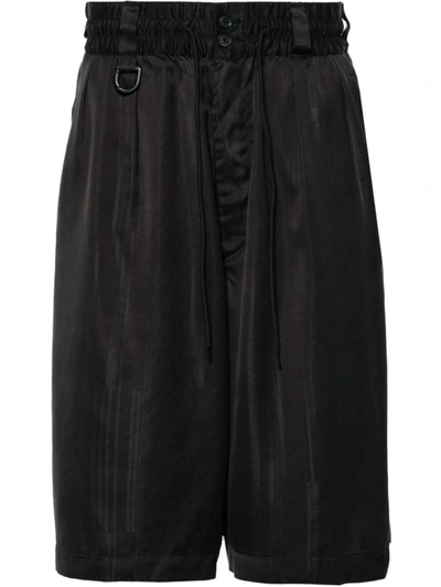 Shop Y-3 3 Stripe Shorts In Black