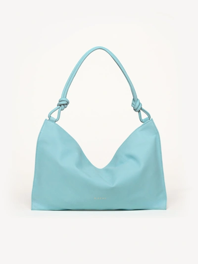 Shop M. Gemi The Elettra Shoulder Bag In Aquamarine