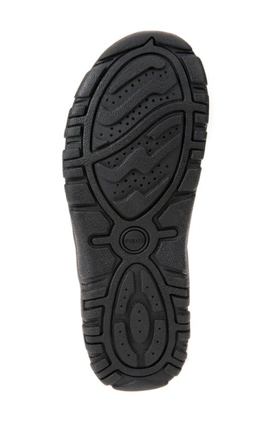 Shop Geox Strada Sport Sandal In Navy/ Dk Grey