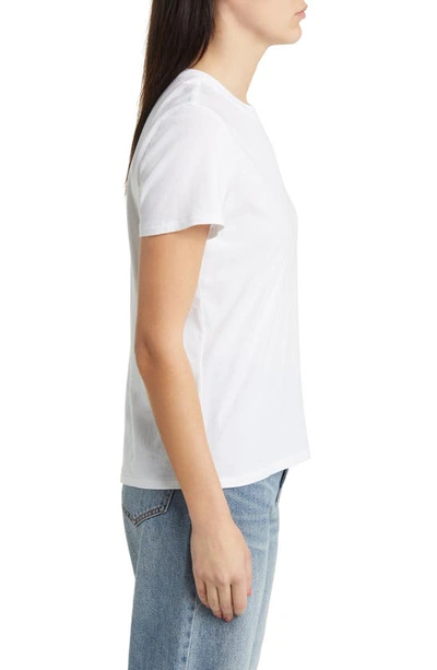 Shop Treasure & Bond Relaxed Crewneck Cotton T-shirt In White