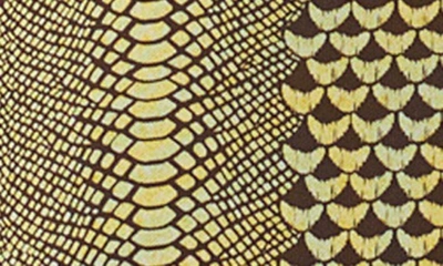 Afrm Shailene Long Sleeve Turtleneck Mesh Dress In Butter Petals