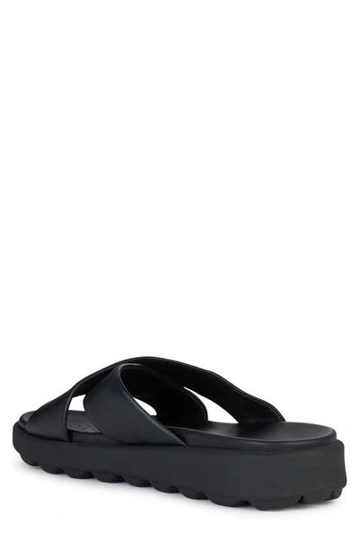 Shop Geox Spherica Ec6 Sandal In Black