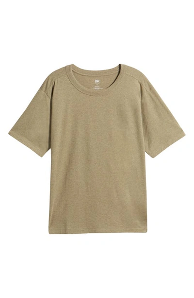 Shop Bp. Easy Crewneck Short Sleeve T-shirt In Olive Night Heather