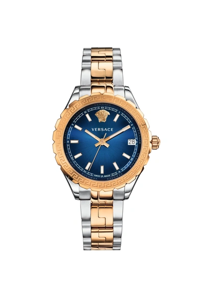 Shop Versace Women's Hellenyium 35mm Quartz Watch In Multi