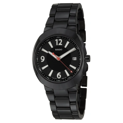 Shop Rado Men's 38.2mm Quartz Watch In Black