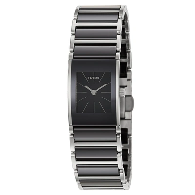 Shop Rado Women's 19mm Quartz Watch In Black
