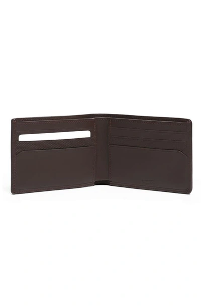 Shop Tumi Alpha Wallet In Anthracite/ Brown