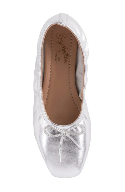 Shop Seychelles Breathless Ballet Flat In Silver
