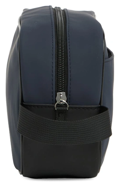 Original Penguin Rubber Zip Top Dopp Kit In Navy