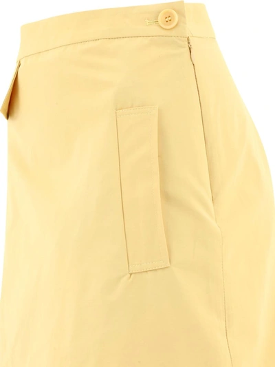 Shop Aspesi "abigayle" Skirt In Yellow
