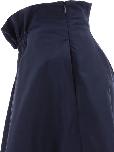 Shop Aspesi "francine" Skirt In Blue