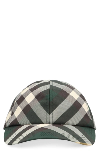 Shop Burberry Technical Canvas Hat In Multicolor