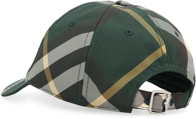 Shop Burberry Technical Canvas Hat In Multicolor