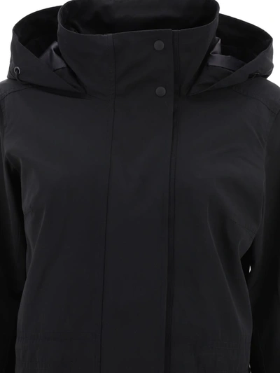 Shop Canada Goose "belcarra" Rain Coat In Black