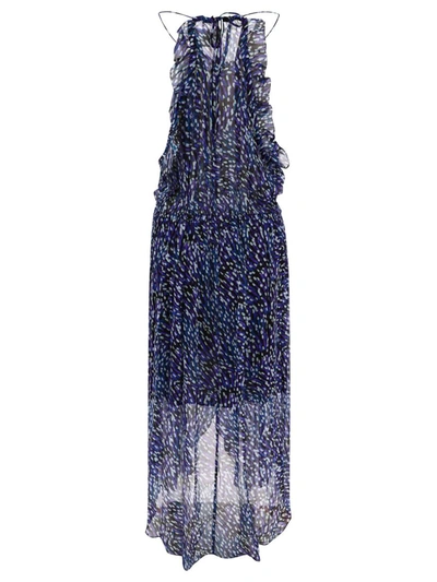 Shop Isabel Marant Étoile "fadelo" Dress In Blue