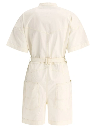 Shop Isabel Marant Étoile "kiara" Jumpsuit In White