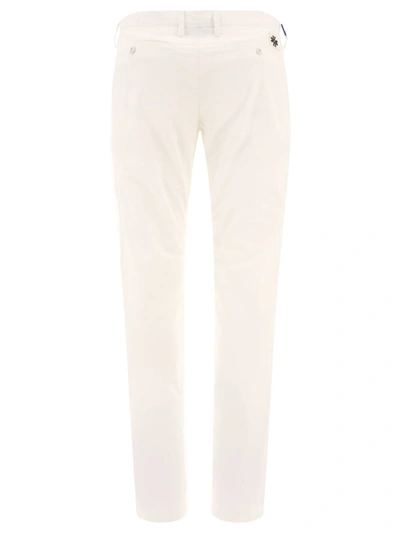 Shop Jacob Cohen "bobby" Trousers In White