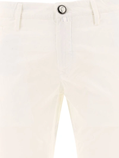 Shop Jacob Cohen "bobby" Trousers In White