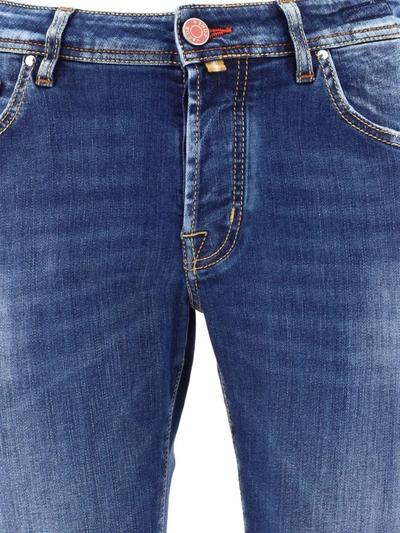 Shop Jacob Cohen "nick Slim" Jeans In Blue