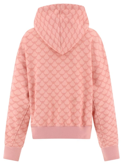 Shop Mcm Monogram Hoodie In Pink