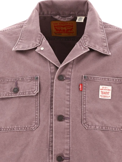 Shop Levi's Sunrise Trucker Jacket In Purple
