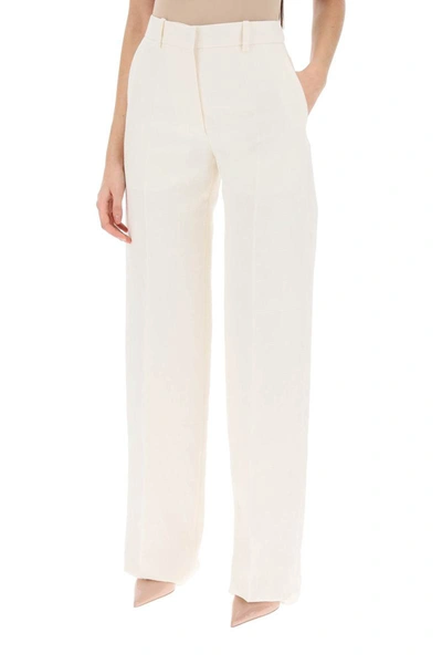 Shop Valentino Garavani Toile Iconographe Pants In Crepe Couture In Multicolor