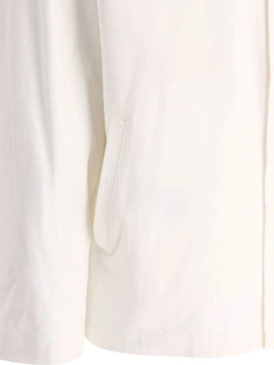 Shop Valentino Giacca  Con V Detail Gommata In White